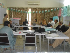 Executive Director of FLI Mr. Fakhruddin giving his input in of the sessions during Child Rights Protection workshop